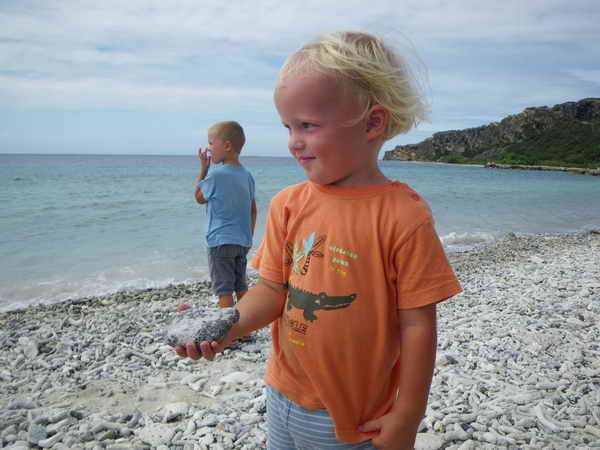 Korallenstrand an der Caracabaai Korallenstrand an der Caracabaai