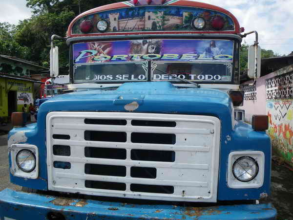 Typischer Bus in Panama