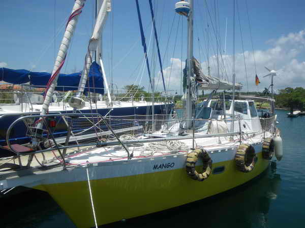 Bereit zur Abfahrt in der Shelterbay Marina Bereit zur Abfahrt in der Shelterbay Marina