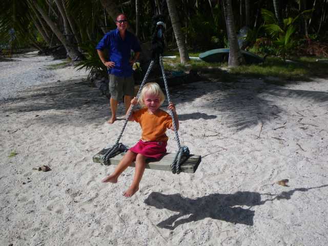 Schaukeln am Strand