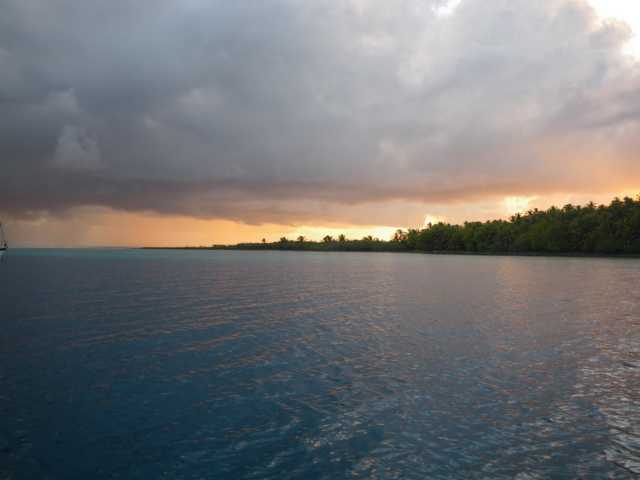 Abendstimmung über Anchorage Island